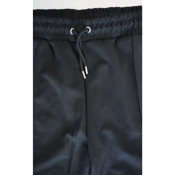 boohooMAN BMM12776 Men Sz XL Black Muscle Fit 1/4 Zip Polo & Joggers 2 Pc ￼Set - Picture 13 of 16